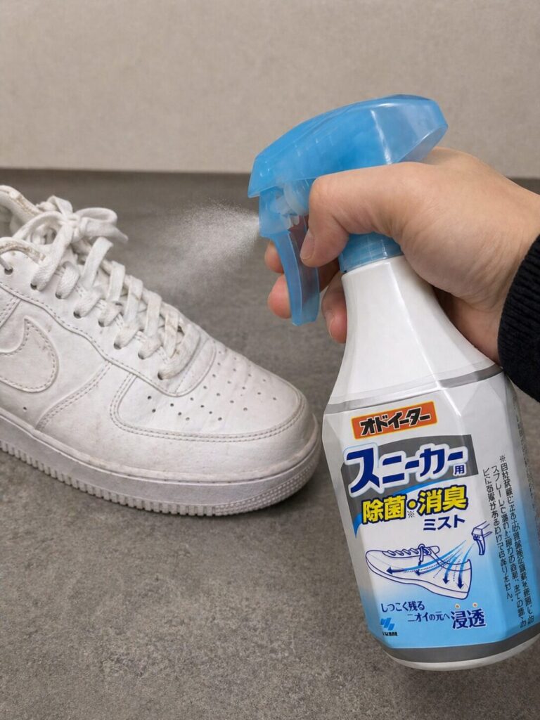 スニーカースプレーの実物。靴用消臭スプレーのレビュー