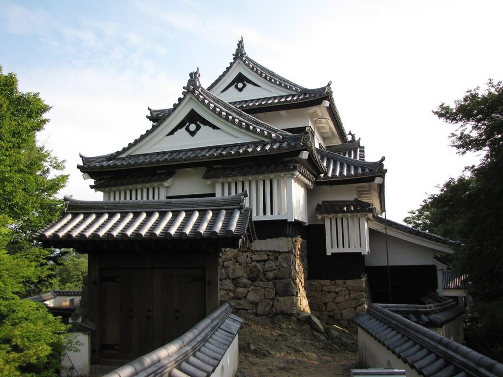 腕木御門付近の登城道