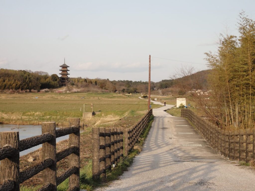 吉備路の備中国分寺五重塔(総社市)
